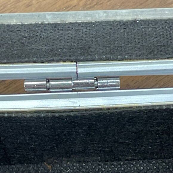 Small Metal and Acrylic Carrying Case with Handle - 8x6x3 - GUC - Picture 6 of 8